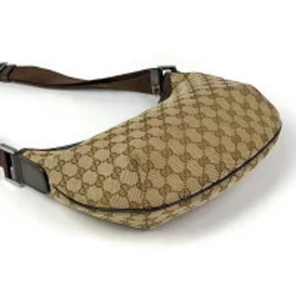 Gucci brown Crossbody GG Body shoulder cross canvas Belt Bum bag Brown